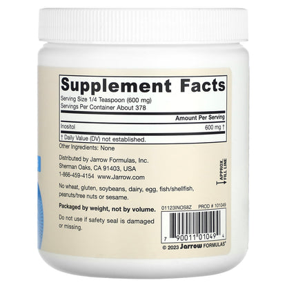 Jarrow Formulas, Inositol, 600 mg, 8 oz (227 g)