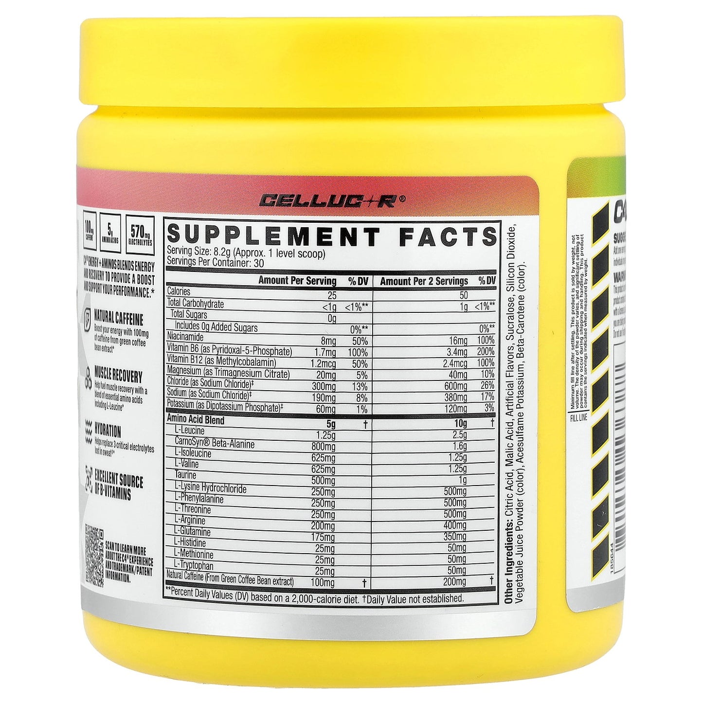 C4 / Cellucor, C4® Energy + Aminos, Watermelon, 8.7 oz (246 g)