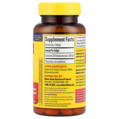 Nature Made, CoQ10 , 100 mg, 40 Softgels