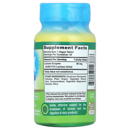 Nature's Truth, Fast Acting Lactose Digest X™ Complete, 40 Tablets (90 mg per Tablet)