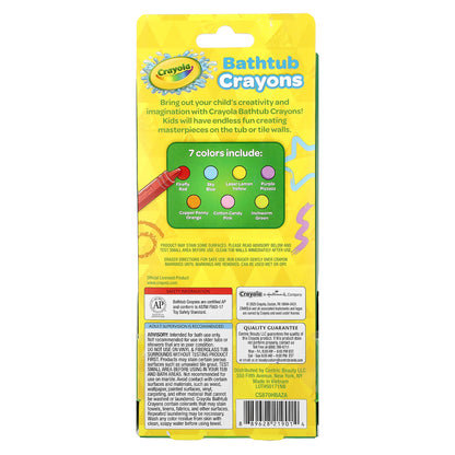 Crayola, Bathtub Crayons, Ages 3+, 8 Piece Set