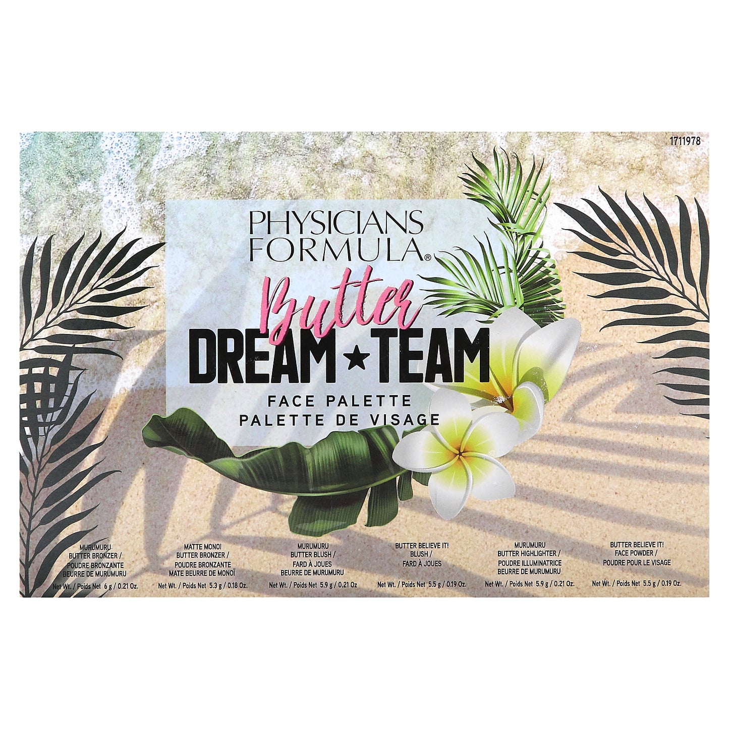 Physicians Formula, Butter Dream Team Face Palette, 1 Palette