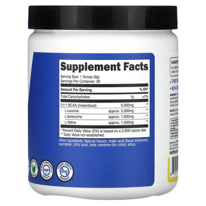 Nutricost, Performance, BCAA, Pineapple, 8.8 oz (246 g)