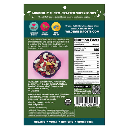 Wilderness Poets, Wild Mix, Abundance Trail Mix, 8 oz (226 g)