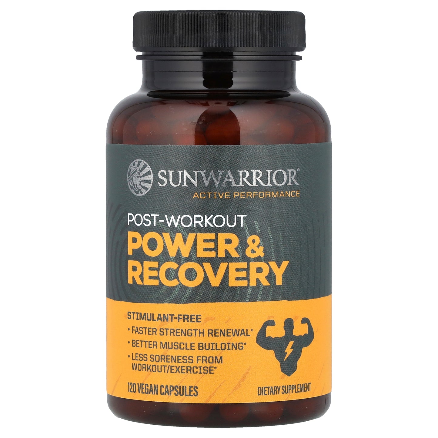 Sunwarrior, Post-Workout, Power & Recovery, 120 Vegan Capsules