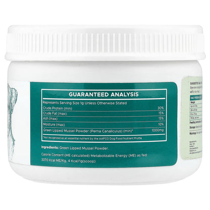 Chew + Heal, Green Lipped Mussel Powder, For Dogs, 6 oz (170 g)