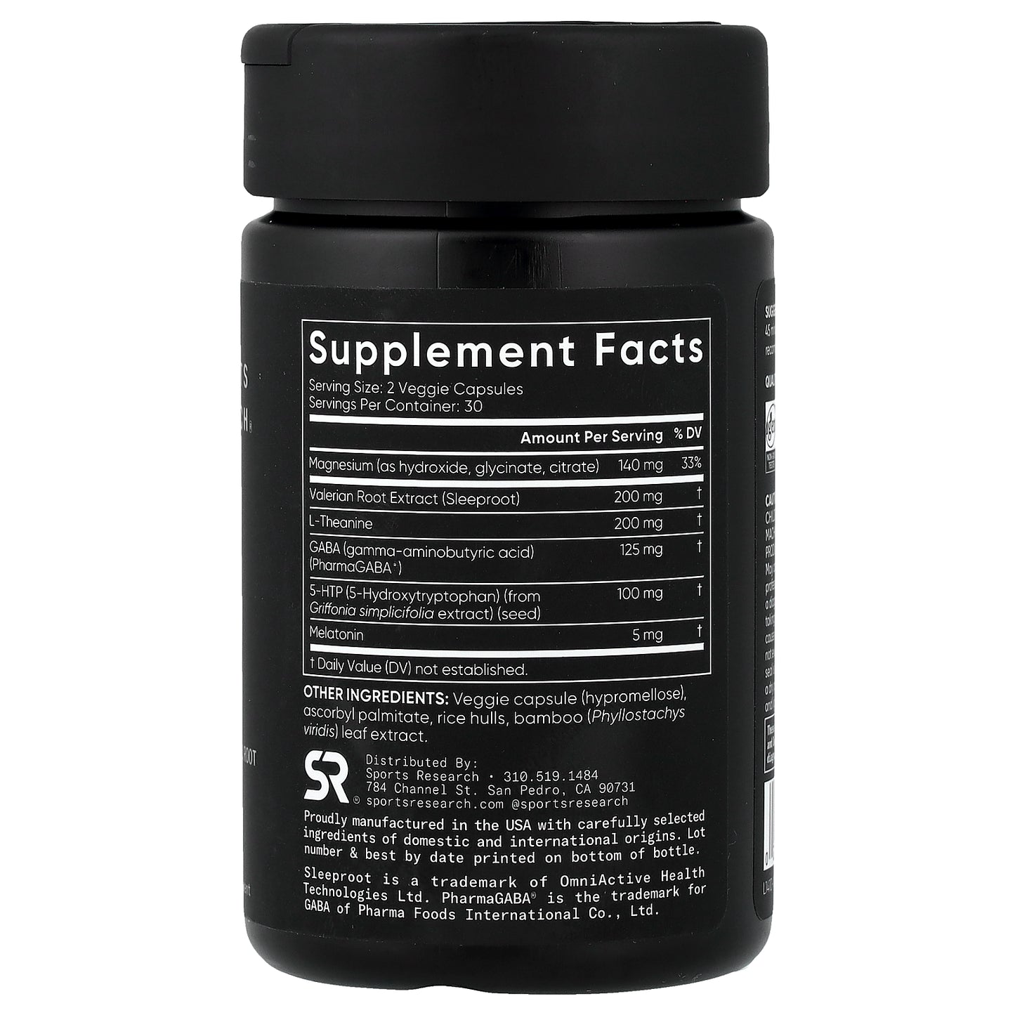 Sports Research, Sleep Complex with Melatonin, 60 Veggie Capsules