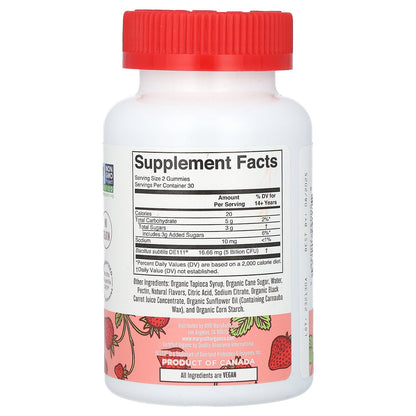 MaryRuth's, Probiotic Gummies, Strawberry, 60 Gummies (2.5 Billion CFU per Gummy)