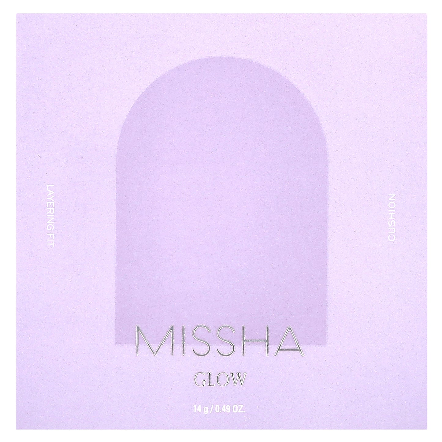 Missha, Glow Layering Fit Cushion, No. 21 Vanilla, 0.49 oz (14 g)