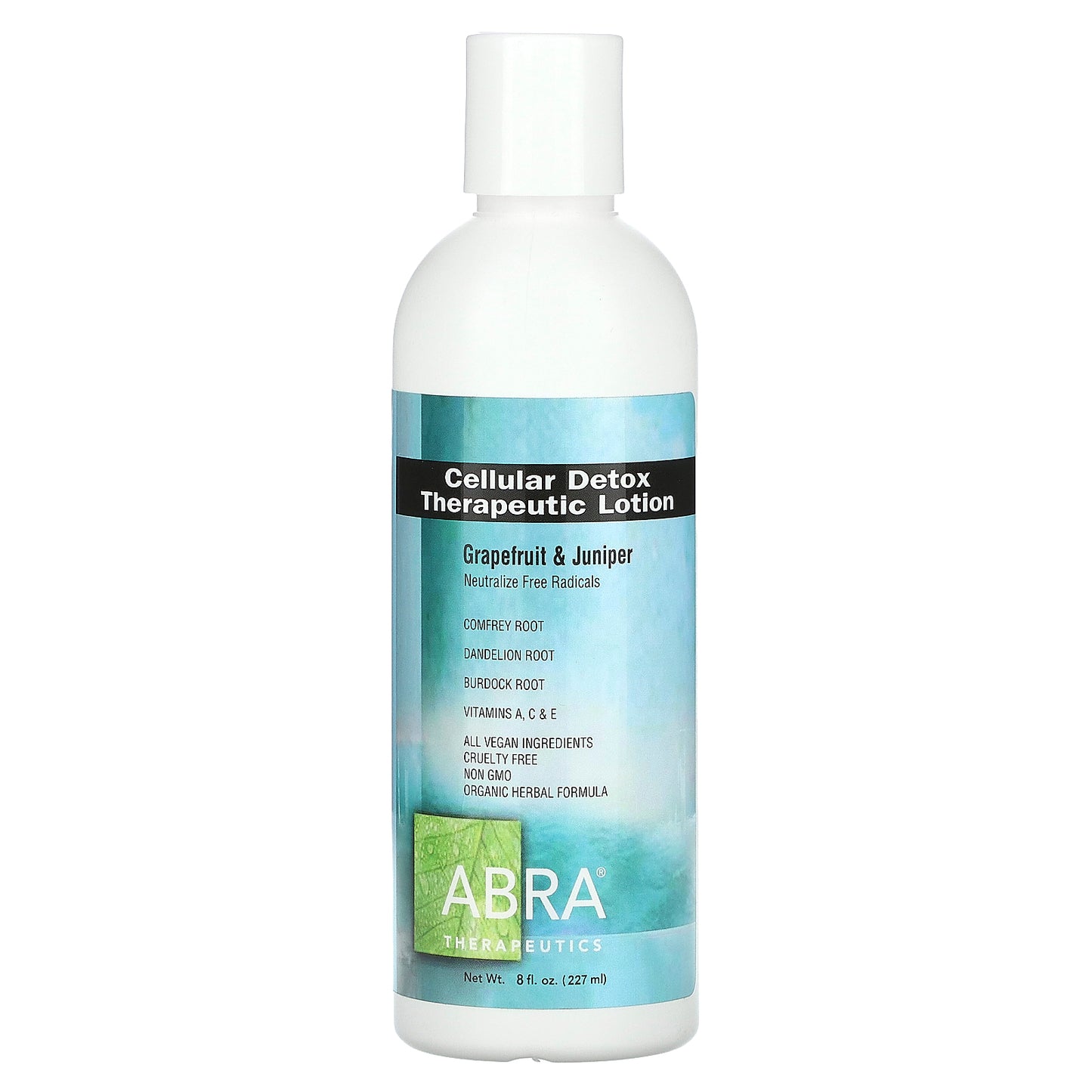 Abra Therapeutics, Cellular Detox Therapeutic Lotion, Grapefruit & Juniper, 8 fl oz (227 ml)