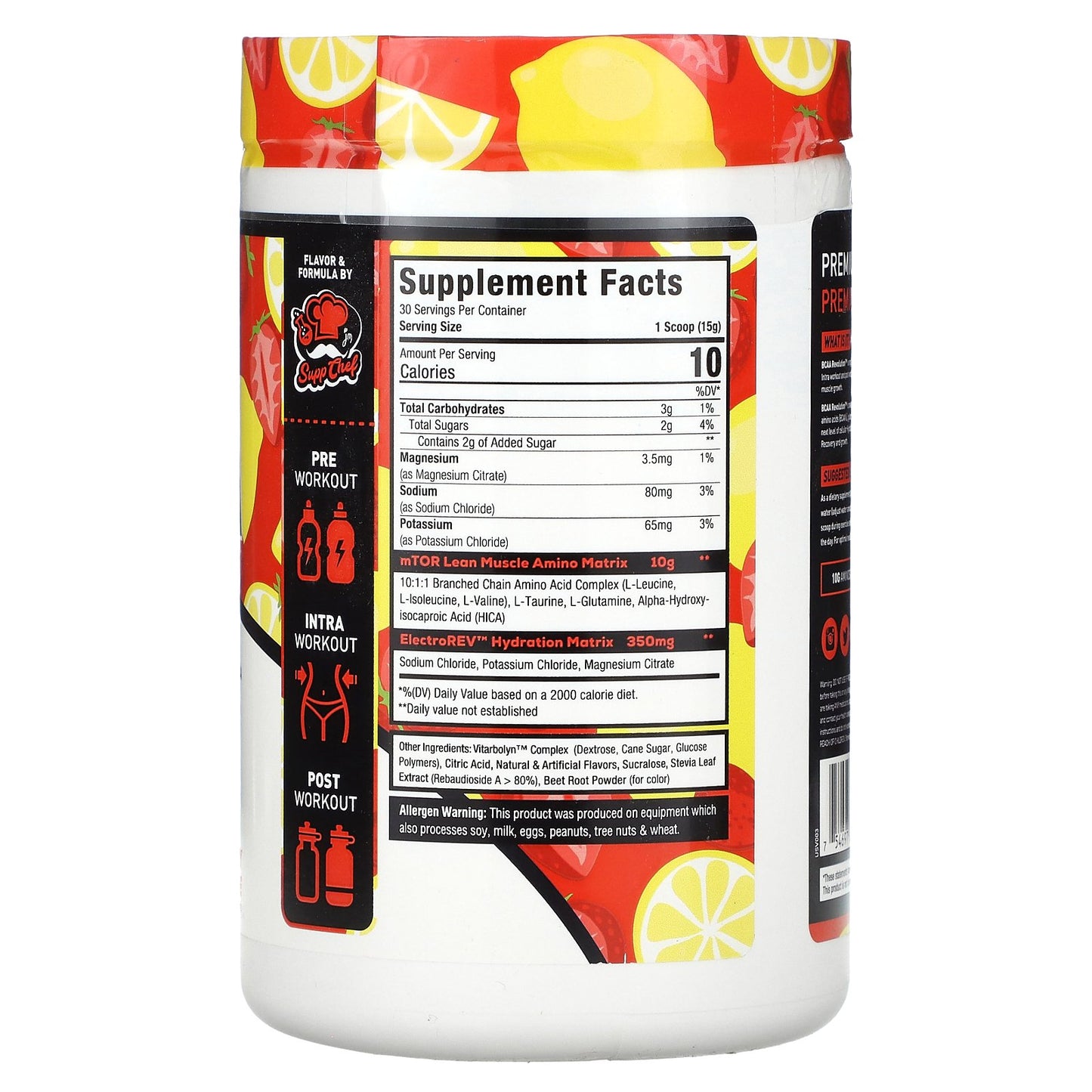 MuscleSport, BCAA, Revolution, Strawberry Lemonade, 15.9 oz (450 g)