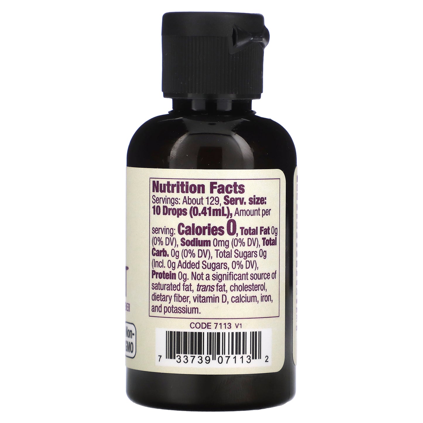 NOW Foods, Organic Amaretto Monk Fruit, Zero-Calorie Liquid Sweetener, 1.8 fl oz (53 ml)