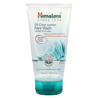 Himalaya, Oil Clear Lemon Face Wash, For Oily to Combination Skin, 5.07 fl oz (150 ml)