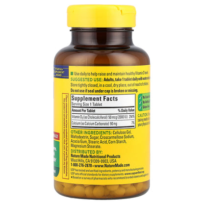 Nature Made, Vitamin D3, Mega Size, 400 Tablets