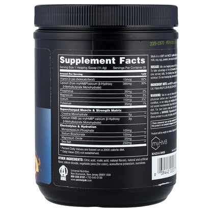 Animal, Creatine HMB+™ Powder, Power Punch, 12.06 oz (342 g)
