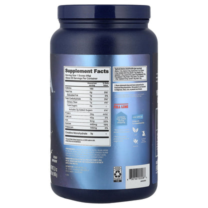 Vega, Plant-Based Performance Protein + Creatine, Creamy Vanilla, 2 lb 1.9 oz (960 g)