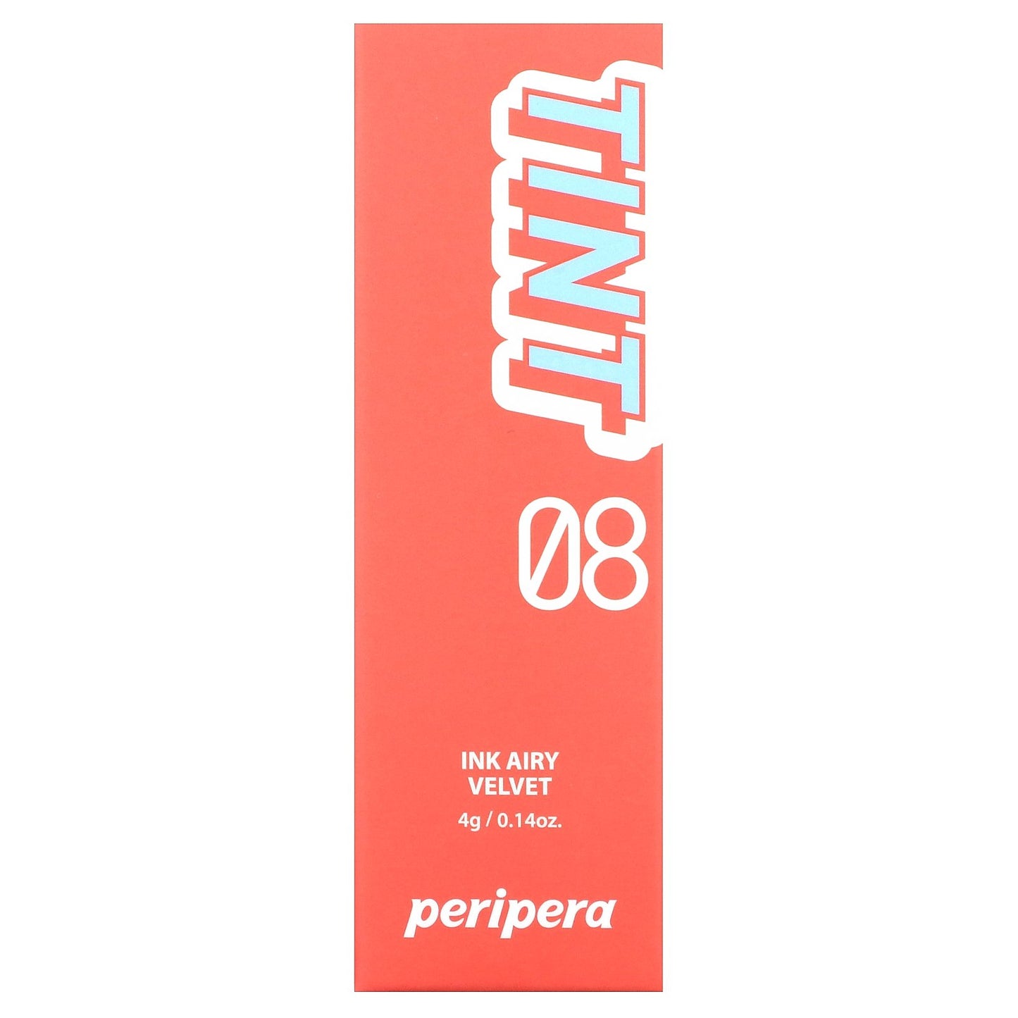 Peripera, Ink Airy Velvet Lip Tint, 08 Pretty Orange Pink, 0.14 oz (4 g)