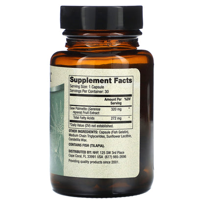 Dr. Mercola, Saw Palmetto, 30 Capsules