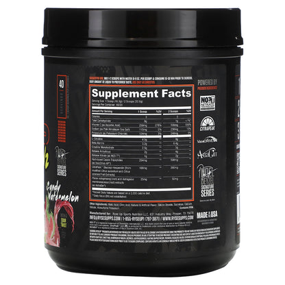 RYSE, Pump Daddy V2, Non-Stim Pre-Workout, Candy Watermelon, 1.44 lb (652 g)