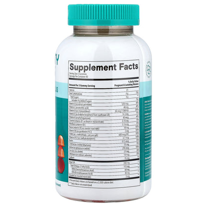 SmartyPants, Prenatal Plus, Multi & Omegas Gummies, Orange and Strawberry Lemonade, 120 Gummies