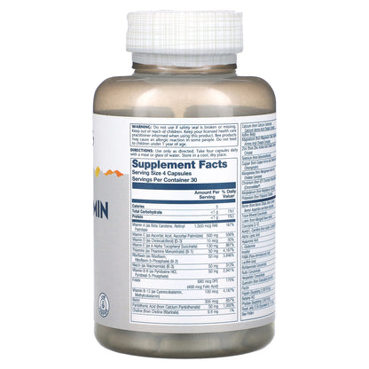 Solaray, Spectro Multivitamin, Man, 120 Capsules