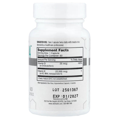 NBI, Osteo-MK4™, 60 Capsules