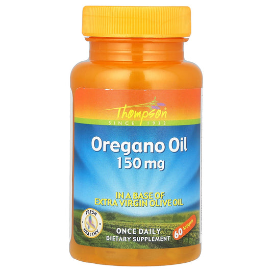 Thompson, Oregano Oil, 150 mg, 60 Softgels