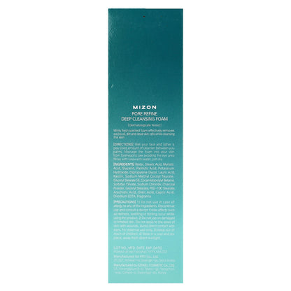 Mizon, Pore Refine Deep Cleansing Foam, 4.05 fl oz (120 ml)