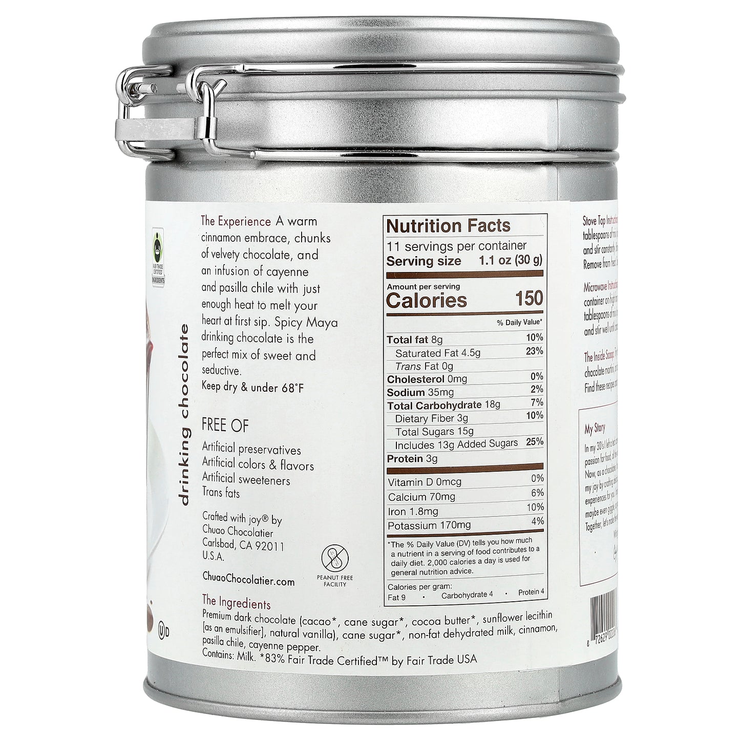 Chuao Chocolatier, Drinking Chocolate, Spicy Maya®, 12 oz (340 g)