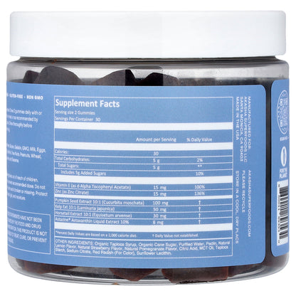 Akasha Superfoods, Grow, Hair & Beauty Gummies, Pomegranate Paradise, 60 Gummies