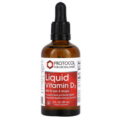 Protocol for Life Balance, Liquid Vitamin D3, 2 fl oz (59 ml)
