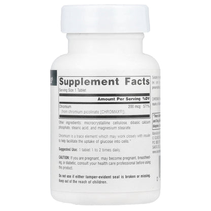 Source Naturals, Chromium Picolinate , 200 mcg, 120 Tablets