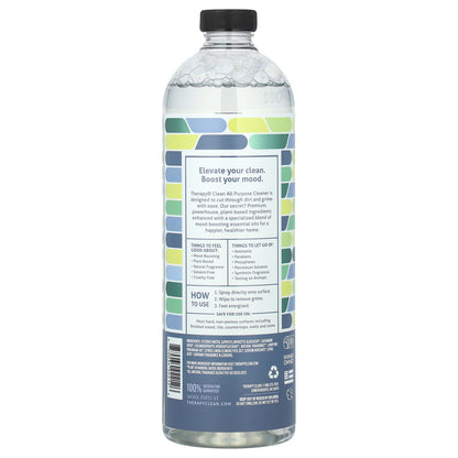 Therapy Clean, All Purpose Cleaner, Juniper & Lemon Zest, 24 fl oz (710 ml)