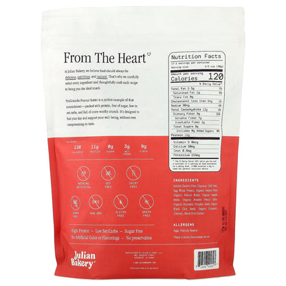 Julian Bakery, ProGranola Clusters, Peanut Butter, 18.5 oz (526 g)