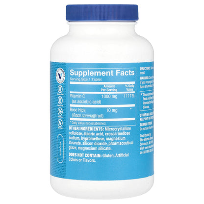 The Vitamin Shoppe, Vitamin C With Rose Hips, 300 Tablets