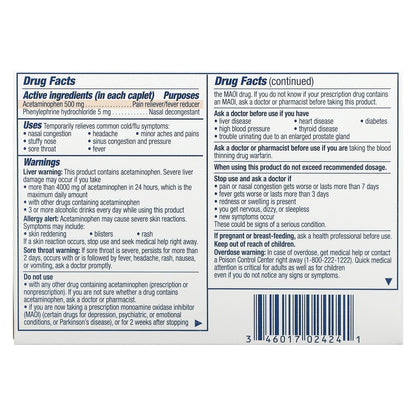 Contac, Cold + Flu Day, Maximum Strength, 24 Caplets