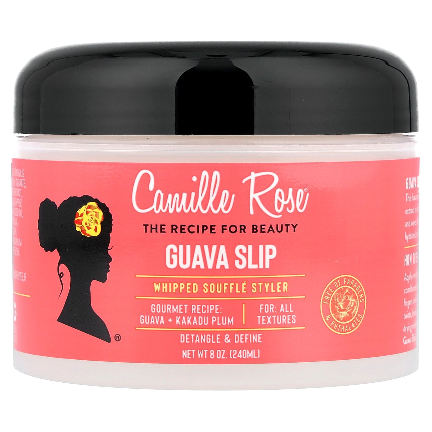Camille Rose, Guava Slip, Whipped Souffle Styler, For All Textures, 8 oz (240 ml)