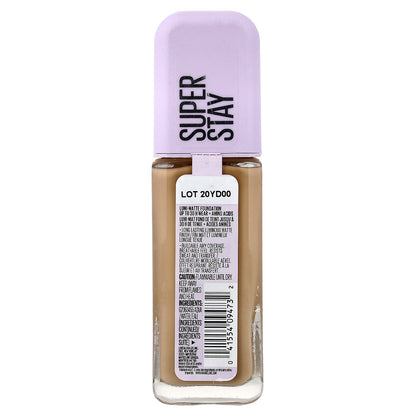 Maybelline, Super Stay, Lumi-Matte Foundation, 128, 1 fl oz (30 ml)