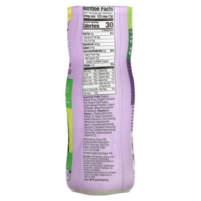 Plum Organics, Mighty Puffs, Ancient Grain + Chickpea Snack, Baby, Spinach + Pea, 1.85 oz (52 g)