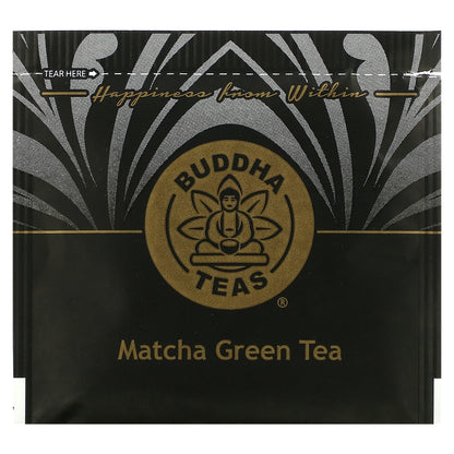 Buddha Teas, Organic Tea, Matcha Green, 18 Tea Bags, 0.96 oz (27 g)