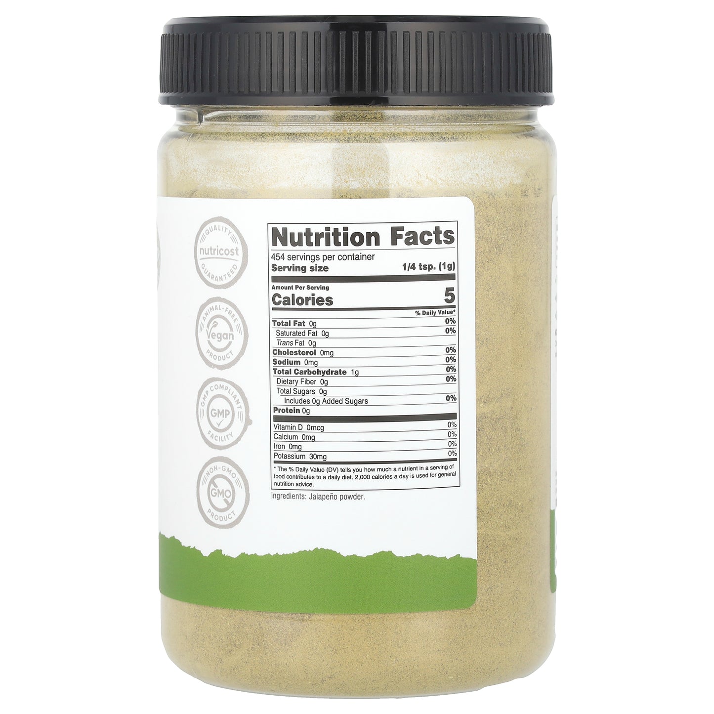Nutricost, Pantry, Jalapeno Powder, 16.2 oz (454 g)