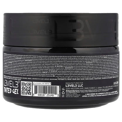 Level 3, Tinted Gel, Black , 8.45 fl oz (250 ml)