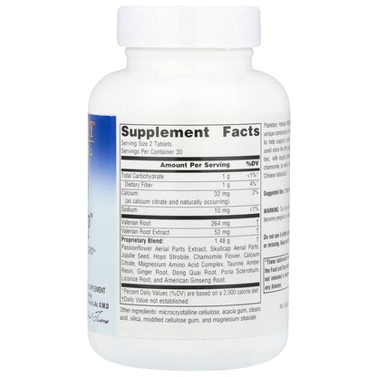 Planetary Herbals, Valerian Easy Sleep™, 60 Tablets