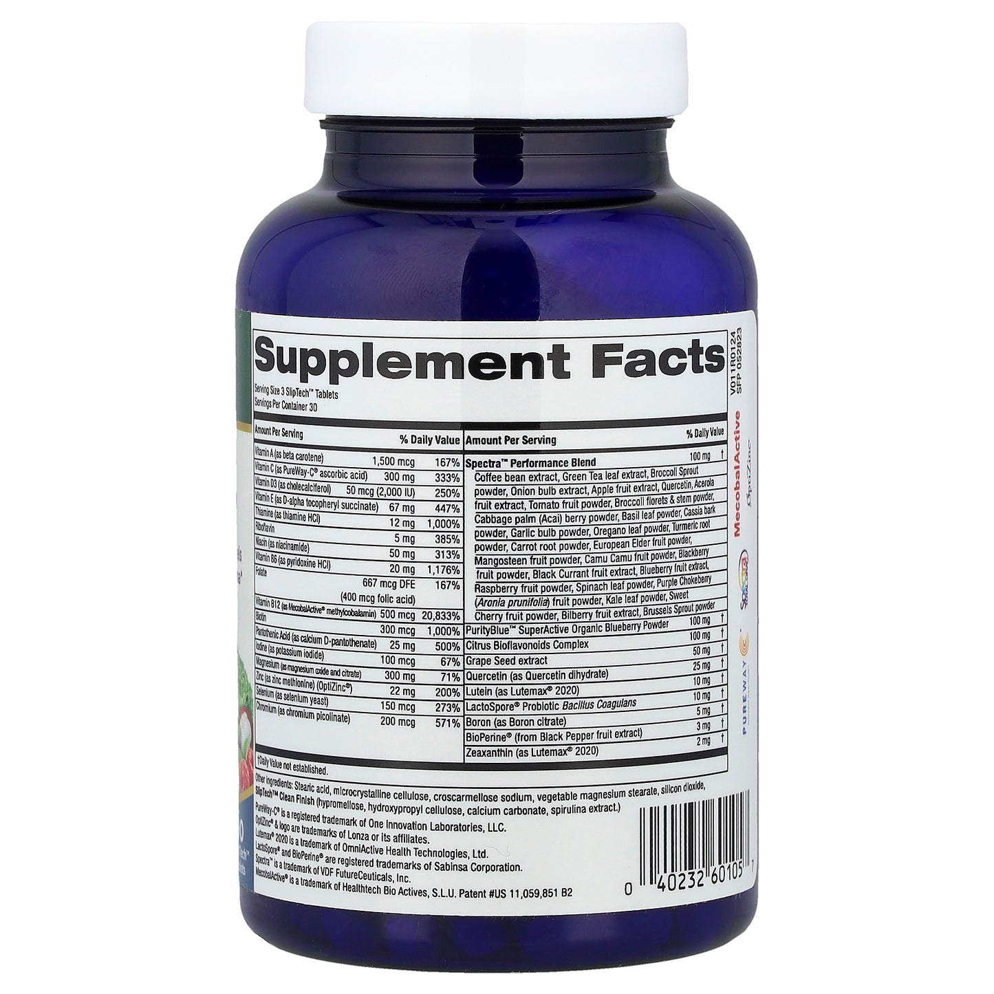 Purity Products, Men's Perfect Multi®, 90 SlipTech™ Tablets