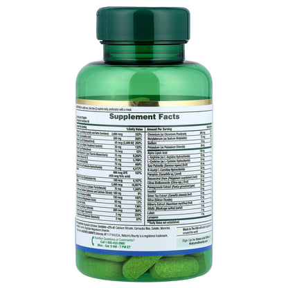 Nature's Bounty, Men's Multi, Complete Multivitamin, High Potency, 100 Caplets