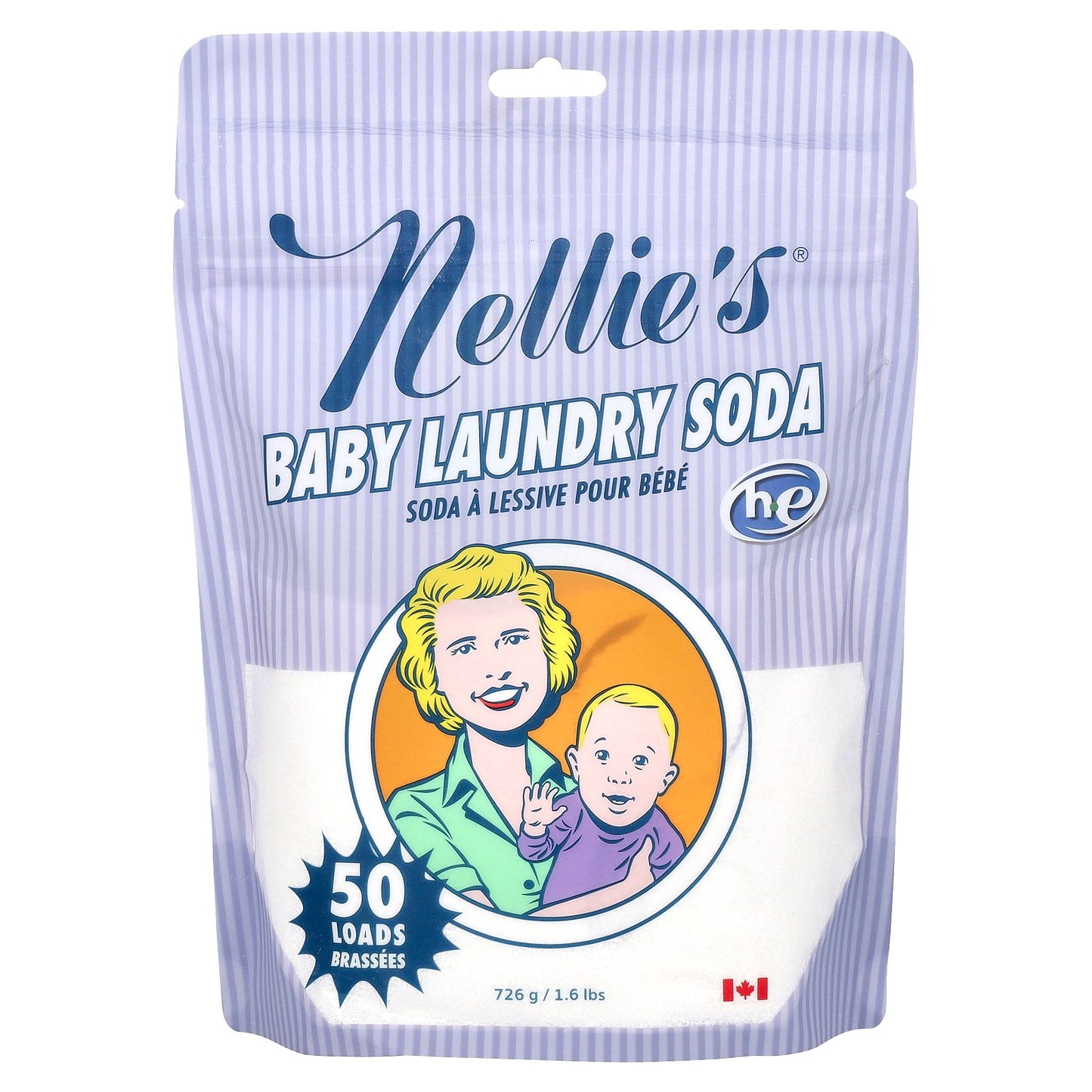 Nellie's, Baby Laundry Soda, 50 Loads, 1.6 lbs (726 g)