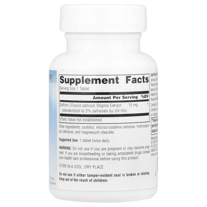 Source Naturals, Serene Science®, Saffron Extract, 15 mg, 30 Tablets