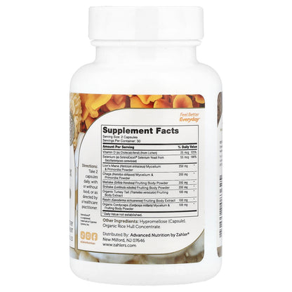 Zahler, Mushroom Complex, 60 Capsules