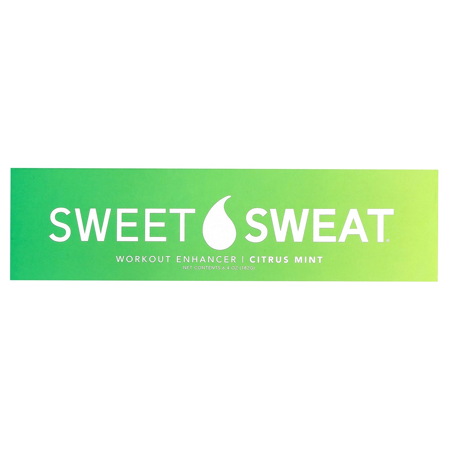 Sports Research, Sweet Sweat®, Workout Enhancer, Citrus Mint, 6.4 oz (182 g)