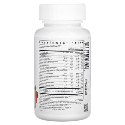 Michael's Health, Children's Chewables, Multivitamin & Mineral, Natural Fruit Punch, 120 Vegetarian Chewable Wafers